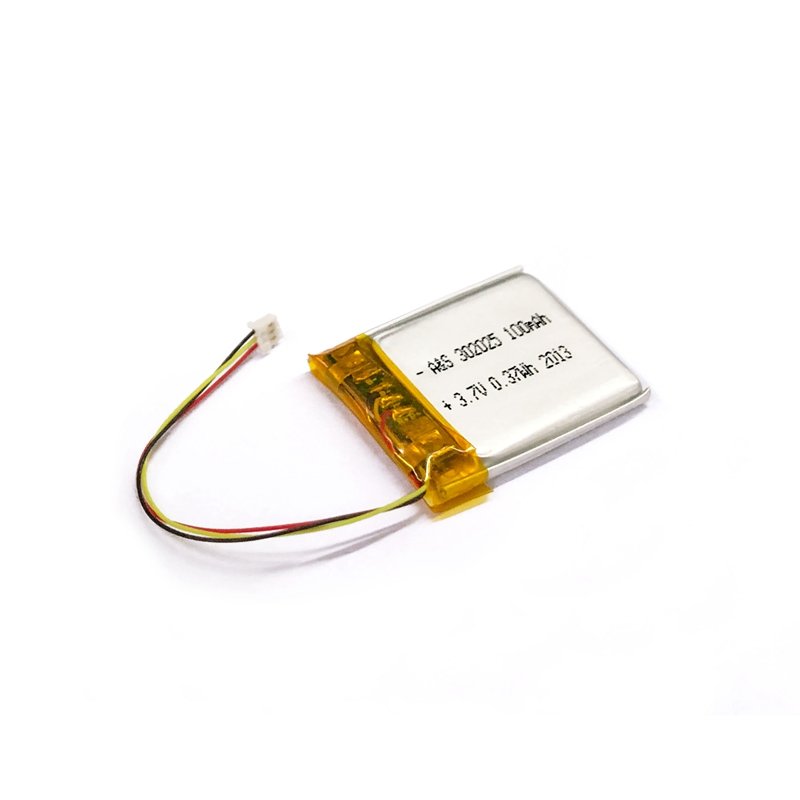 Smallest Lipo batteries UL1642/CE Certified Rechargeable 302025 302323 3.7v 100mAh lithium polymer battery