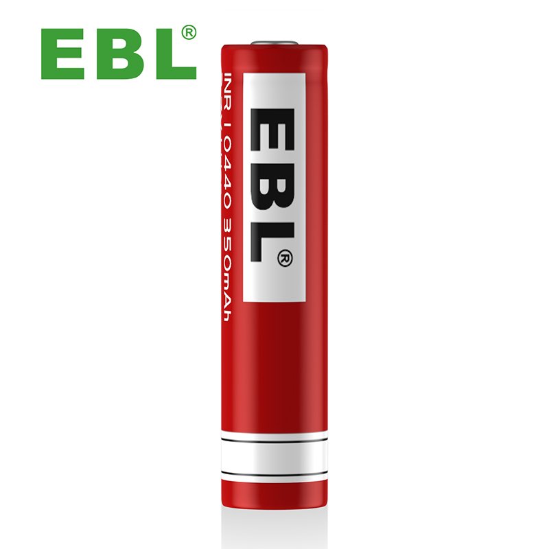 EBL 350mAh Lithium-ion Battery 3.7V 10440 Rechargeable Batteries