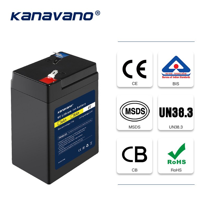 wholesale li-ion battery 6v 7ah 8ah deep cycle 6v rechargeable lithium ion battery for digital scales