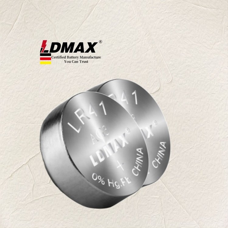 LDMAX Factory Eco-friendly L736 GP92A 192 392 AG3 1.5v LR41 Alkaline Battery Button Cell for LED light