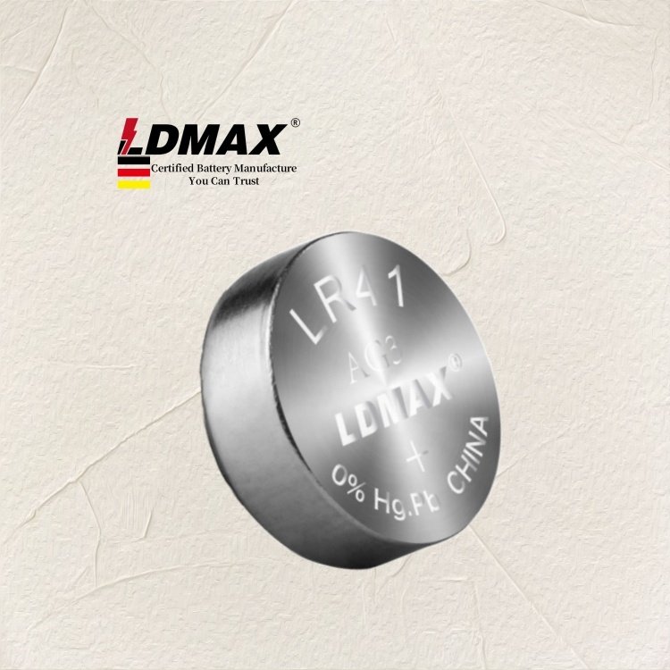 LDMAX Factory Eco-friendly L736 GP92A 192 392 AG3 1.5v LR41 Alkaline Battery Button Cell for LED light