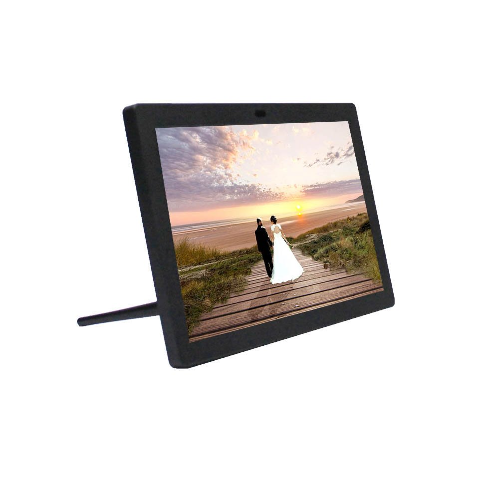 Factory Wholesale 8 Inch Digital Photo Frame WiFi Displaying Pictures Videos Clock Function MP4 Format Wall-Mountable Display