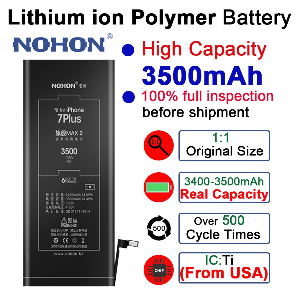 Digital batteries 3500mAh high capacity upgraded 6plus 6spl x 5 6 6splus 11 mobile phone battery for iPhone 7 plus se 2020 2022