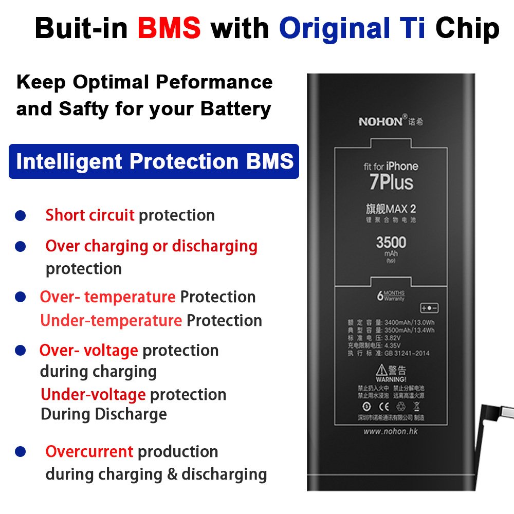 Digital batteries 3500mAh high capacity upgraded 6plus 6spl x 5 6 6splus 11 mobile phone battery for iPhone 7 plus se 2020 2022