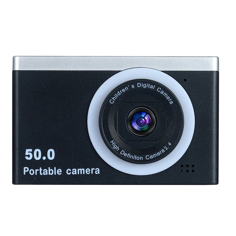 M12 HD 1080P Digital Camera 8X Digital Zoom 50MP Portable Vlogging Camera 2.4 Inch IPS Screen Photography Camera