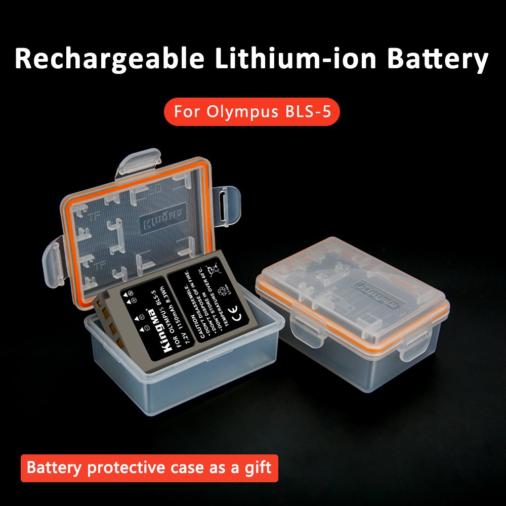 KingMa Rechargeable Li-ion Battery PS-BLS5 Digital Camera Battery for Olympus PS-BLS5