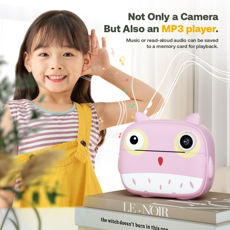 JJRC V17 Kids Camera Print Selfie Digital Camera with Print Paper Christmas Birthday Toys Gifts Video Instant Print Cameras