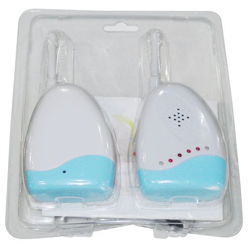 Temperature Wet Sensor Cry Vibration Alarm Wireless Audio Baby Monitor With Digital Signal FHSS Technology Two-way intercom