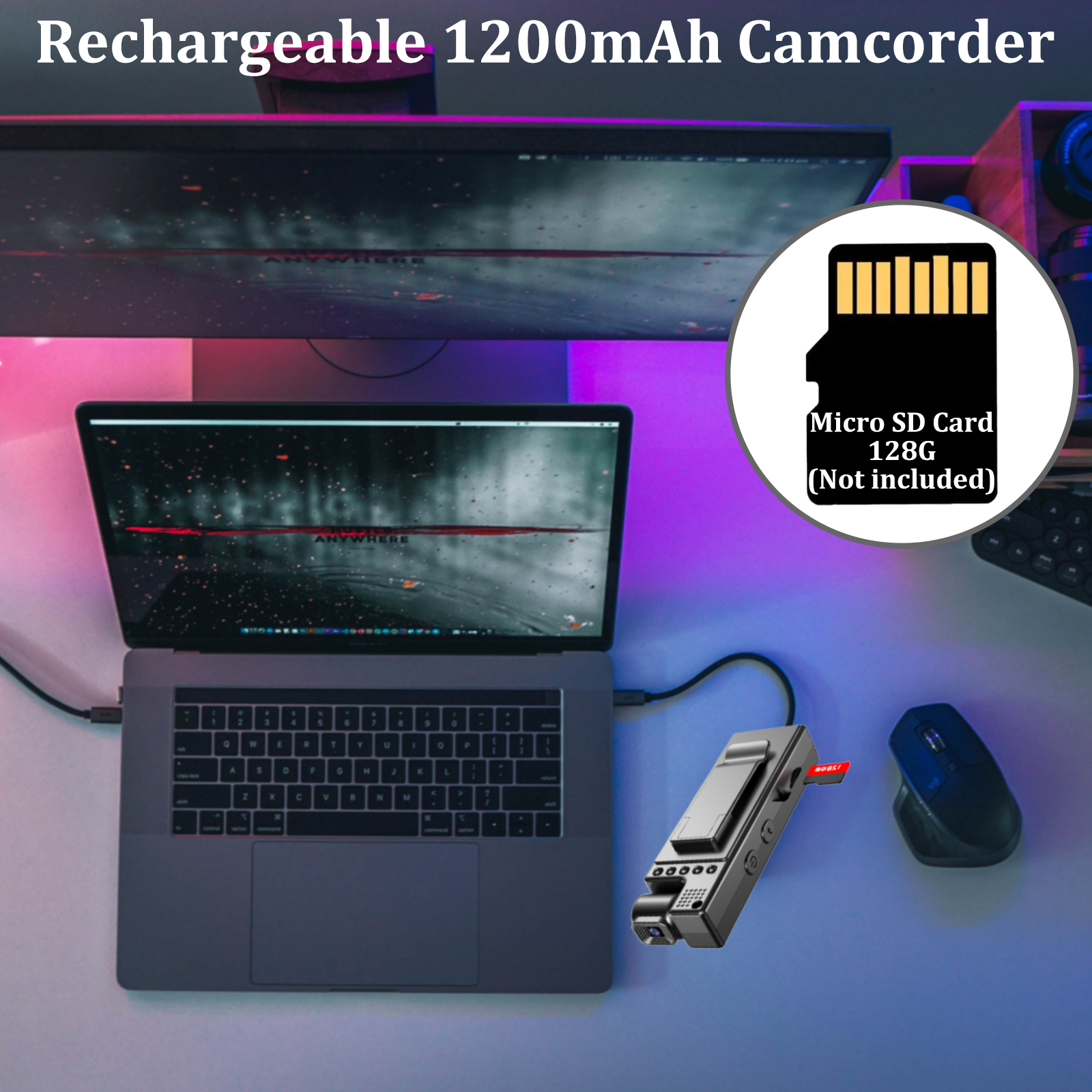 Mini Body Camera Video Recorder Digital Display Voice Recorder Night Vision with Long Battery WiFi Small Body Camera