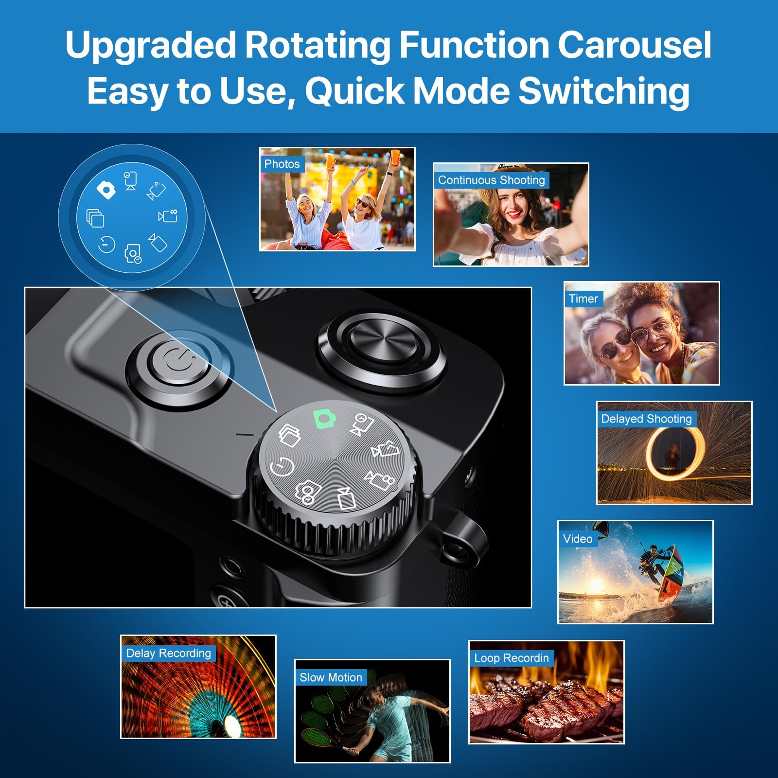 New Private Tooling WIFI 48MP 5K with 3.5 Inch IPS screen vlog mirrorless professional digital video dslr camera