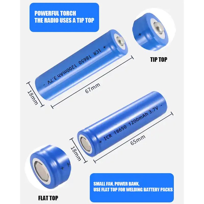 Hot Sale Bulk Stock High Capacity Cylindrical Lithium Cell 18650 3.7V 2000mah to 3000mah Li Ion 18650 Rechargeable Battery