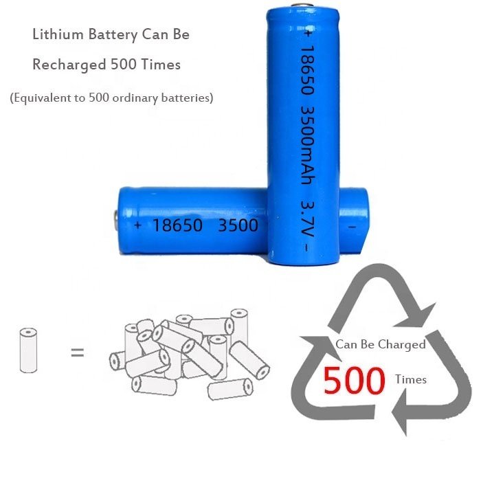 Cylindrical battery wholesale li-ion battery 18650 3500mAh 3.6V lithium kc battery