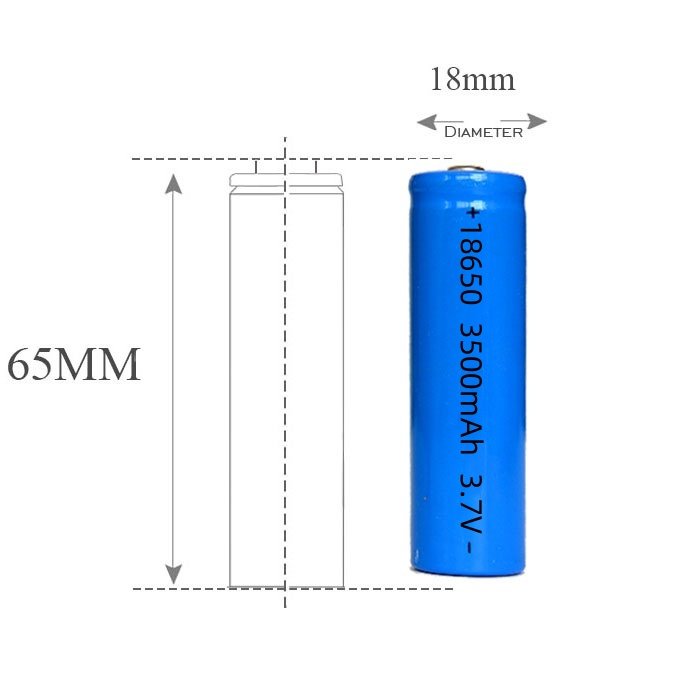 Cylindrical battery wholesale li-ion battery 18650 3500mAh 3.6V lithium kc battery