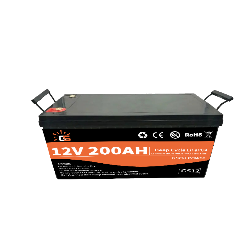 5 years warranty 12v 24v 200ah 100ah 50ah 500ah lifepo4 battery for RV solar