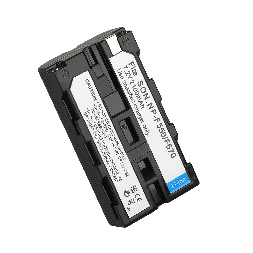 2100mah Battery NP-F550 for Sony Yongnuo Viltrox CCD-SC55 TR516 TR716 TR818 TR91 NP F550 F750 F960 F570 F970 Batteries Charger