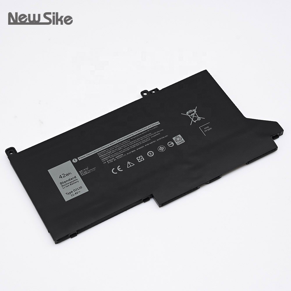 Factory Supply 42Wh DJ1J0 Laptop Battery for Dell Latitude 7280 7380 7480 7290 7390 7490 Laptop Use