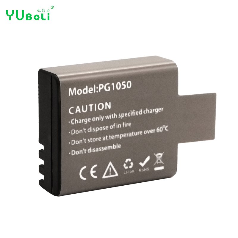High Performance 1050mm Rechargeable Lithium ion Batteries PG1050 For SJCAM Action Camera Digital Batteries