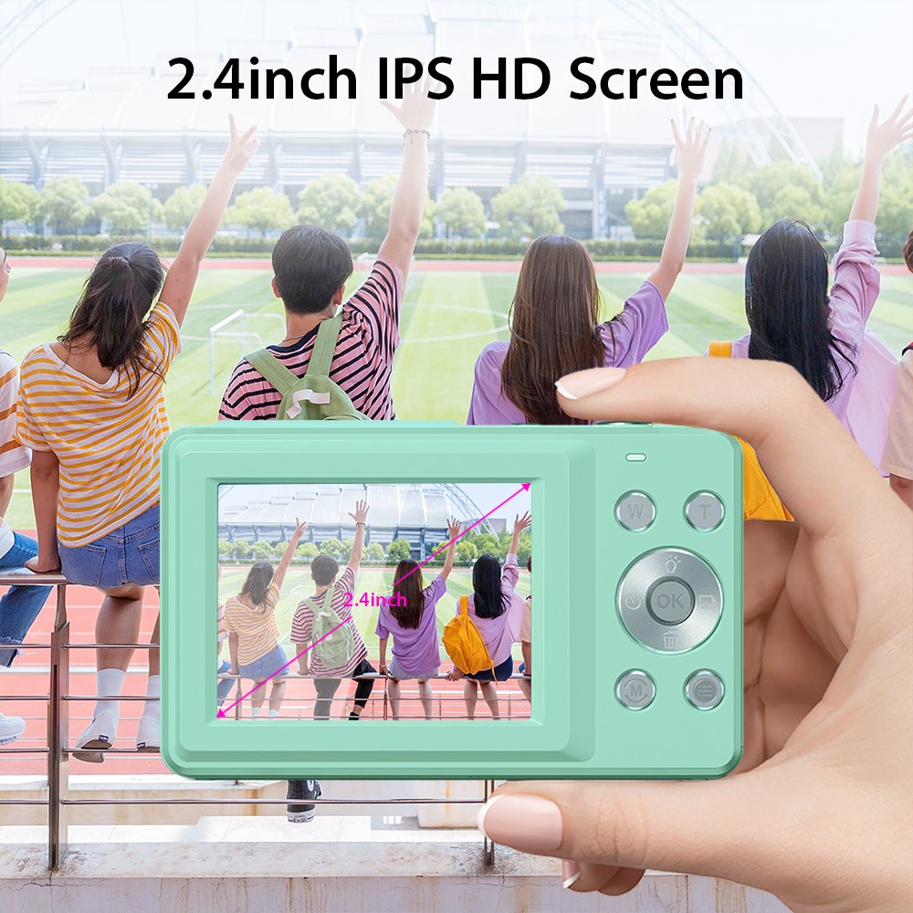 2024 Wholesale Black CCD Kids Digital Camera 1080 HD Kids Camera Cartoon Children's Digital Camera For Birthday Gifits