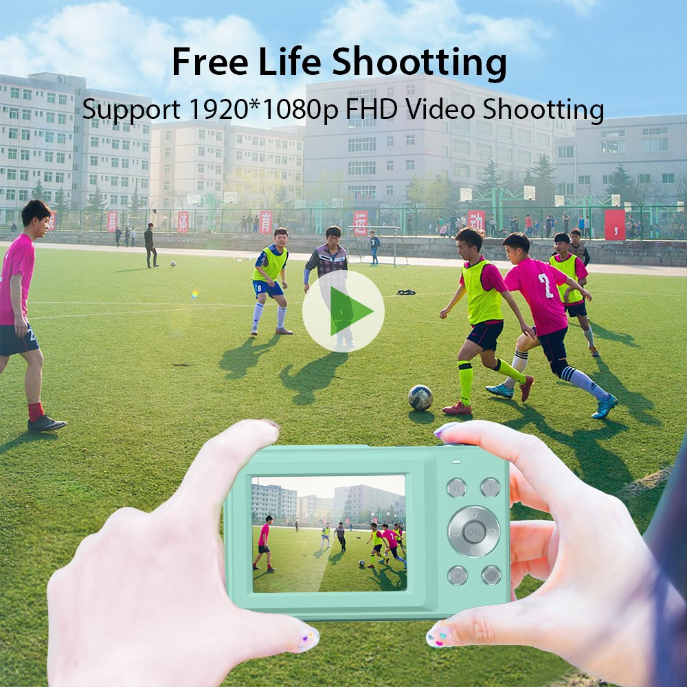 2024 Wholesale Black CCD Kids Digital Camera 1080 HD Kids Camera Cartoon Children's Digital Camera For Birthday Gifits
