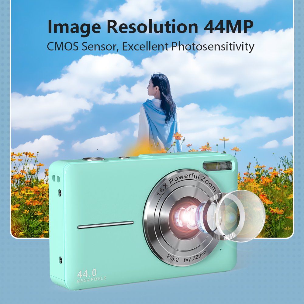 2024 Wholesale Black CCD Kids Digital Camera 1080 HD Kids Camera Cartoon Children's Digital Camera For Birthday Gifits
