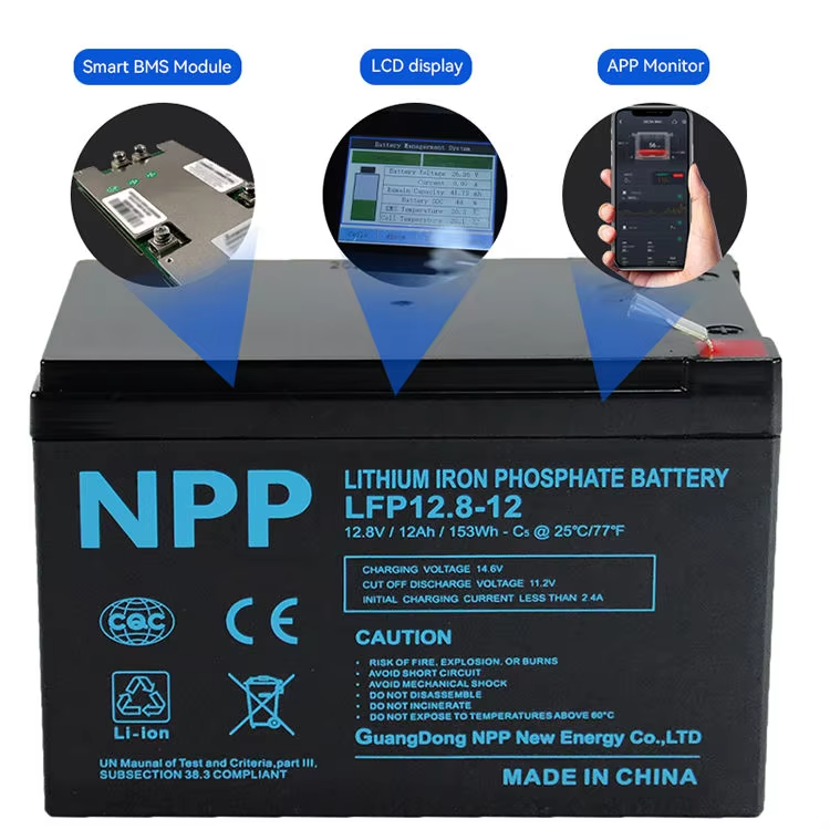 Energy Storage System 12v 100ah 5 Kw Lithium Lifepo4 Battery