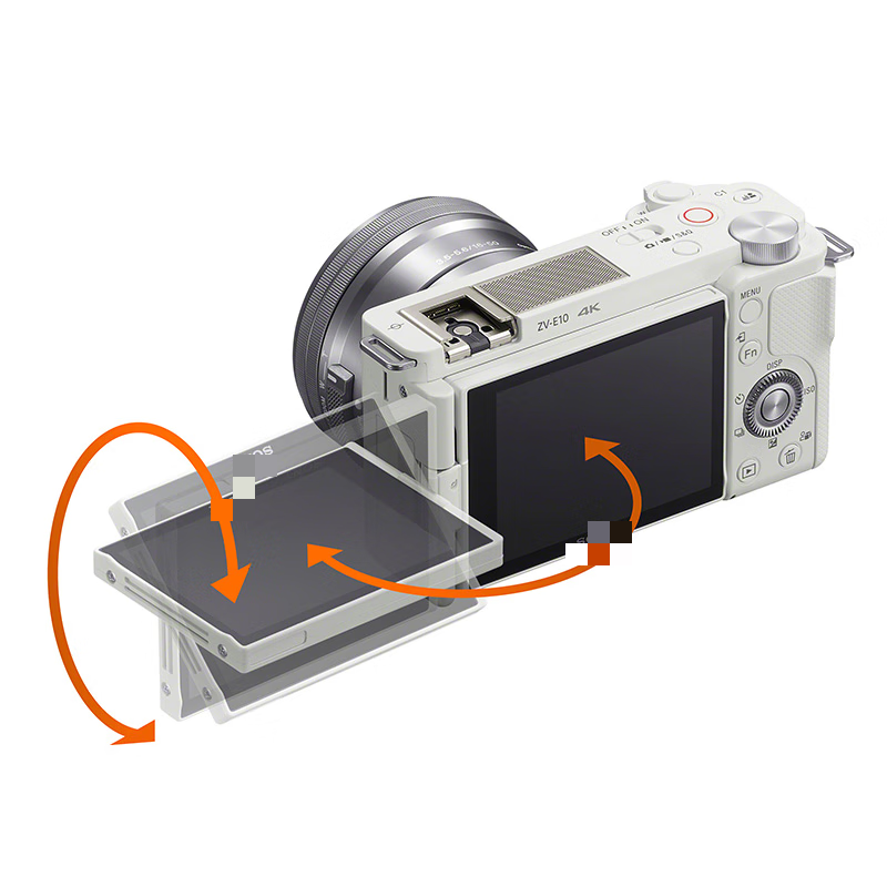 Low-cost original second-hand brand ZV-E10 single-body 4K HD camera number micro single camera with charger battery