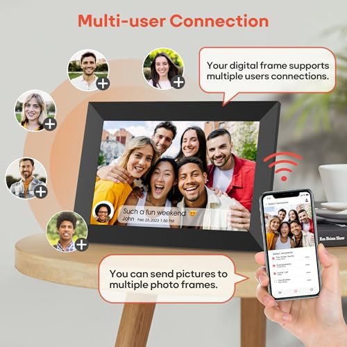 cheap 10.1 inch IPS WIFI gift advertising video player smart electronic album display touch screen picture digital photo frame
