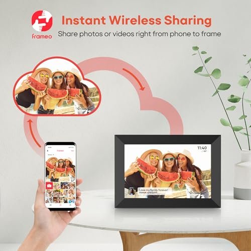 cheap 10.1 inch IPS WIFI gift advertising video player smart electronic album display touch screen picture digital photo frame