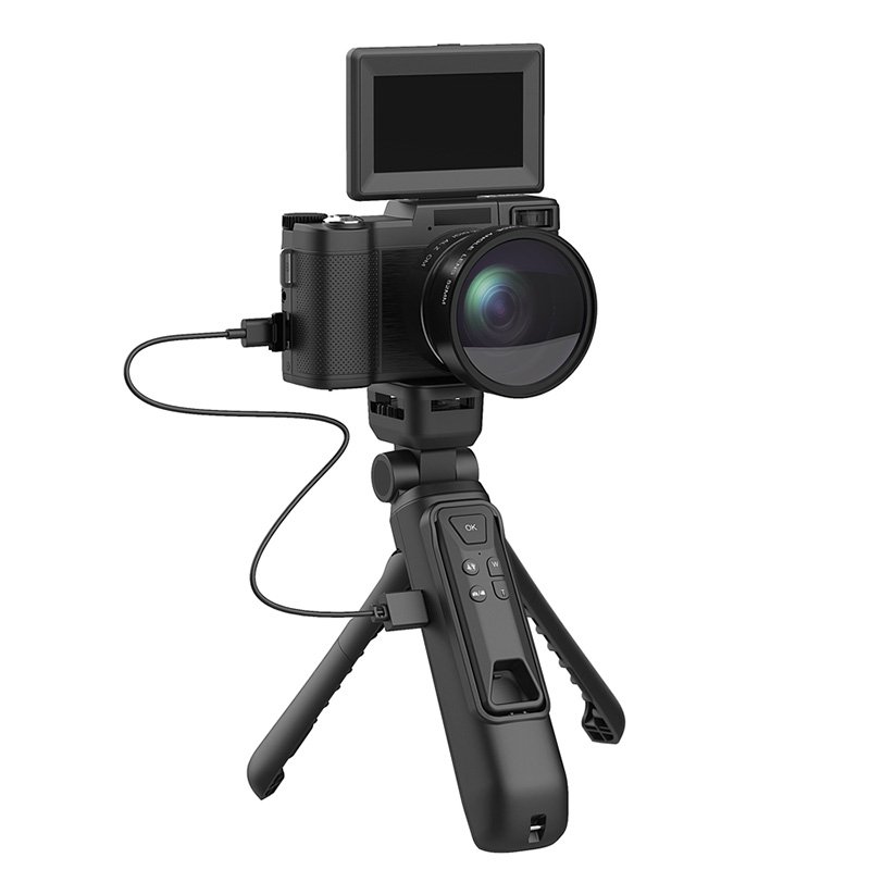 Digital Camera 4K Vlog Video Camera YouTube Vlogging 48MP WiFi Digital Camera Recorder