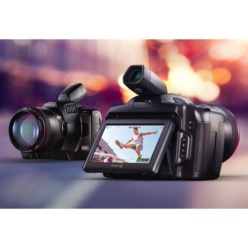 NEW Black Design Camera 6K with EF Lens Mount 2023 6K Pro Bundle with 128GB SD Card Extra Battery Cleaning Kit