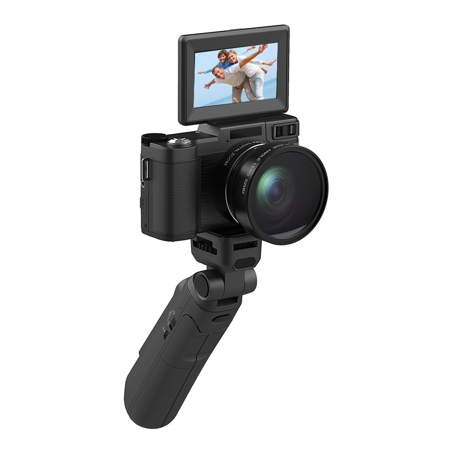 Winait Max 48 Mega Pixels Digital Camera with 3.0'' TFT Color Display Vlog 4k Digital Video Camera