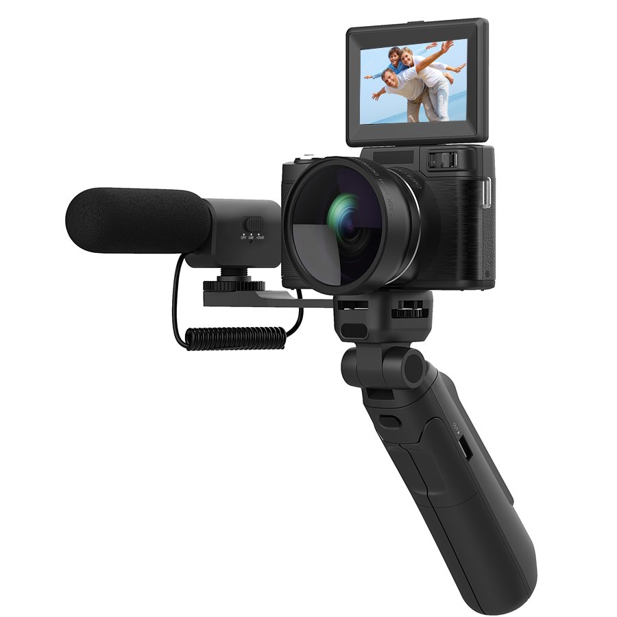 Winait Max 48 Mega Pixels Digital Camera with 3.0'' TFT Color Display Vlog 4k Digital Video Camera