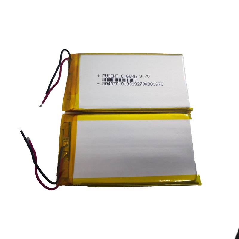 High quality rechargeable lithium polymer batteries 504070 654566 1500mAh 1600mAh 1800mAh 2000mAh 2200mAh 3.7V Lipo Battery