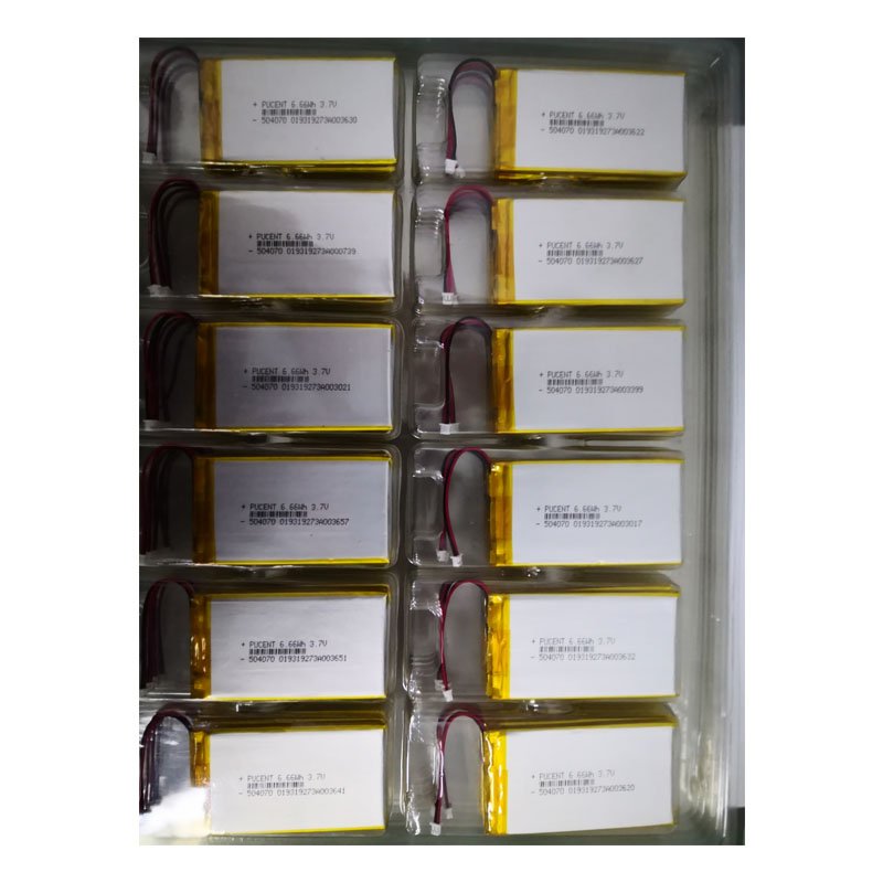 High quality rechargeable lithium polymer batteries 504070 654566 1500mAh 1600mAh 1800mAh 2000mAh 2200mAh 3.7V Lipo Battery
