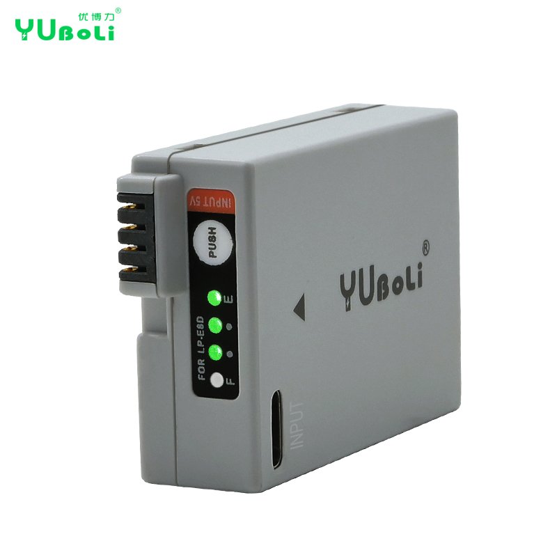 New USB Type-C Charging LP-E8 LPE8 LP E8 Camera Battery For Canon EOS 550D 600D 650D 700D Digital Batteries