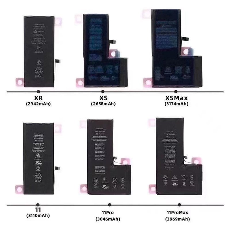 Upgraded Batteries High Capacity Lithium Digital Mobile Battery for iphone 6P 6S 7 7P 8 8P PLUS X XR XS 11 12 13 14 15