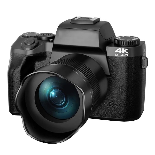 UP to 64MP 4K Digital Camera Dual Front and Rear cameras 4.0 Touch Screen WIFI for Live Streaming TIKTOK