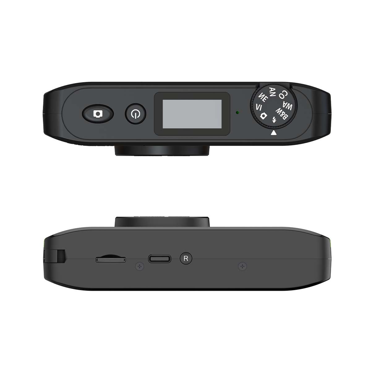 Screenless Wifi Digital Camera Screen-free 12MP Images Retro No Screen with Photo Counter 8 Filters LED Flash Camping Camera