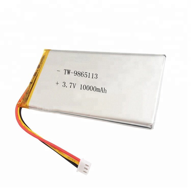 Big capacity 3.7v rechargeable 10Ah 10000mah lithium ion polymer battery for power bank