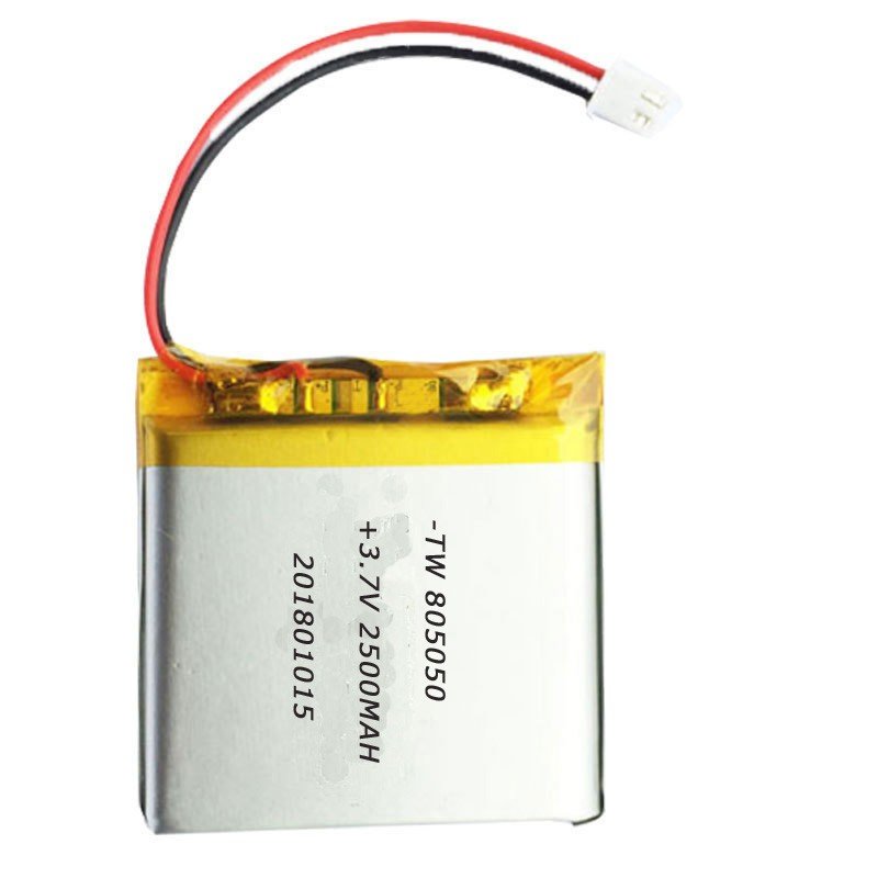 Ultra Thin Lipo Battery 805055 3.7v 2500mah Rechargeable Lithium Polymer Battery For Digital Devices