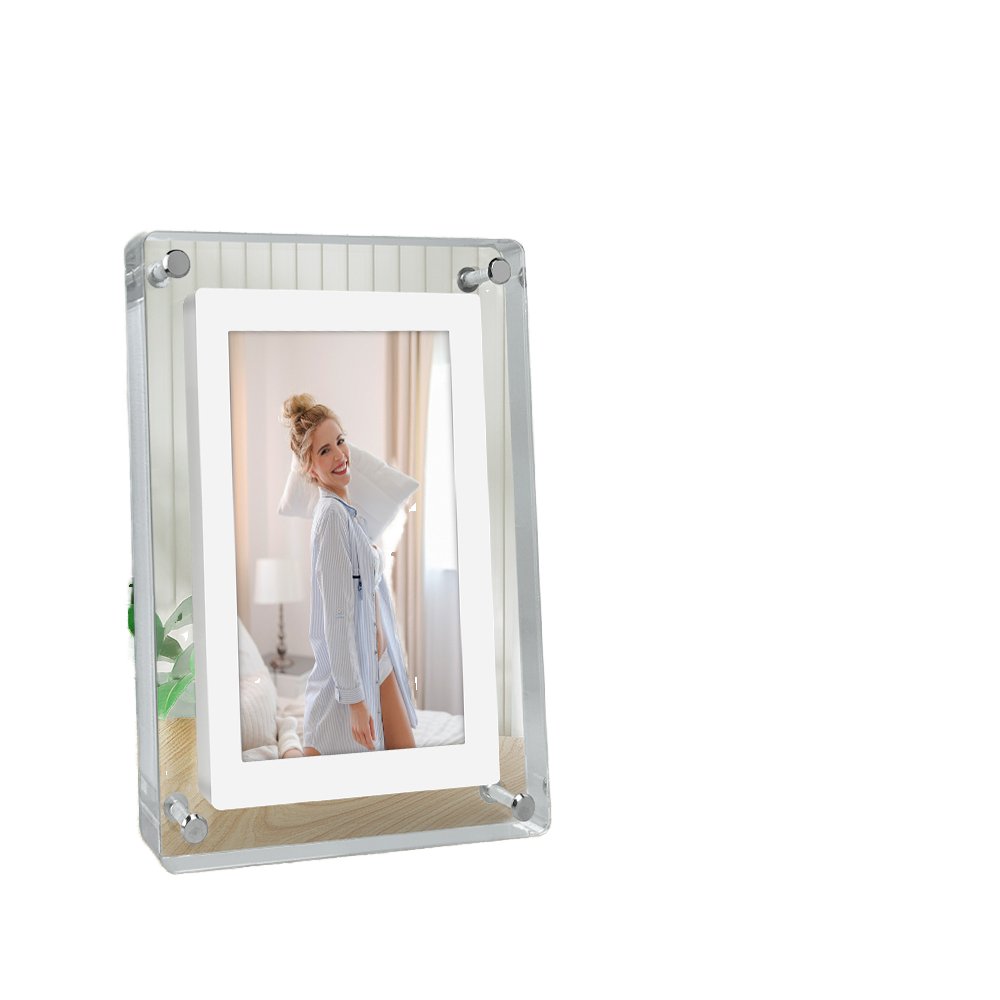 Hot Sale 5 Inch Acrylic IPS Digital Picture Frame USB Interface Displays MP4/AVI Videos MP3 Audio US Plug Digital Photo Display