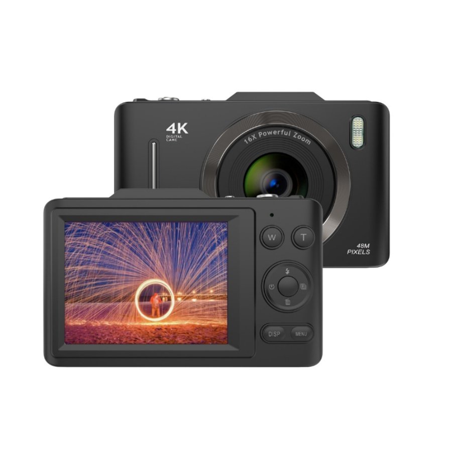 latest professional pocket vlogging camera 4k 2.8inch 128G 16Xzoom mini portable CCD digital camera 4k for photography and video