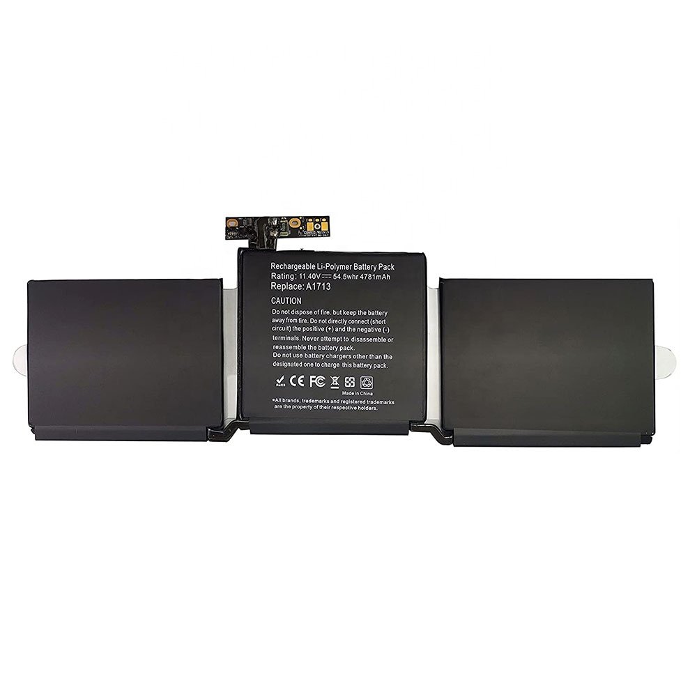 A1713 laptop battery for MacBook Pro 13'' A1708 EMC 2978 EMC 3164 11.40V-74.9WH Computer laptop battery