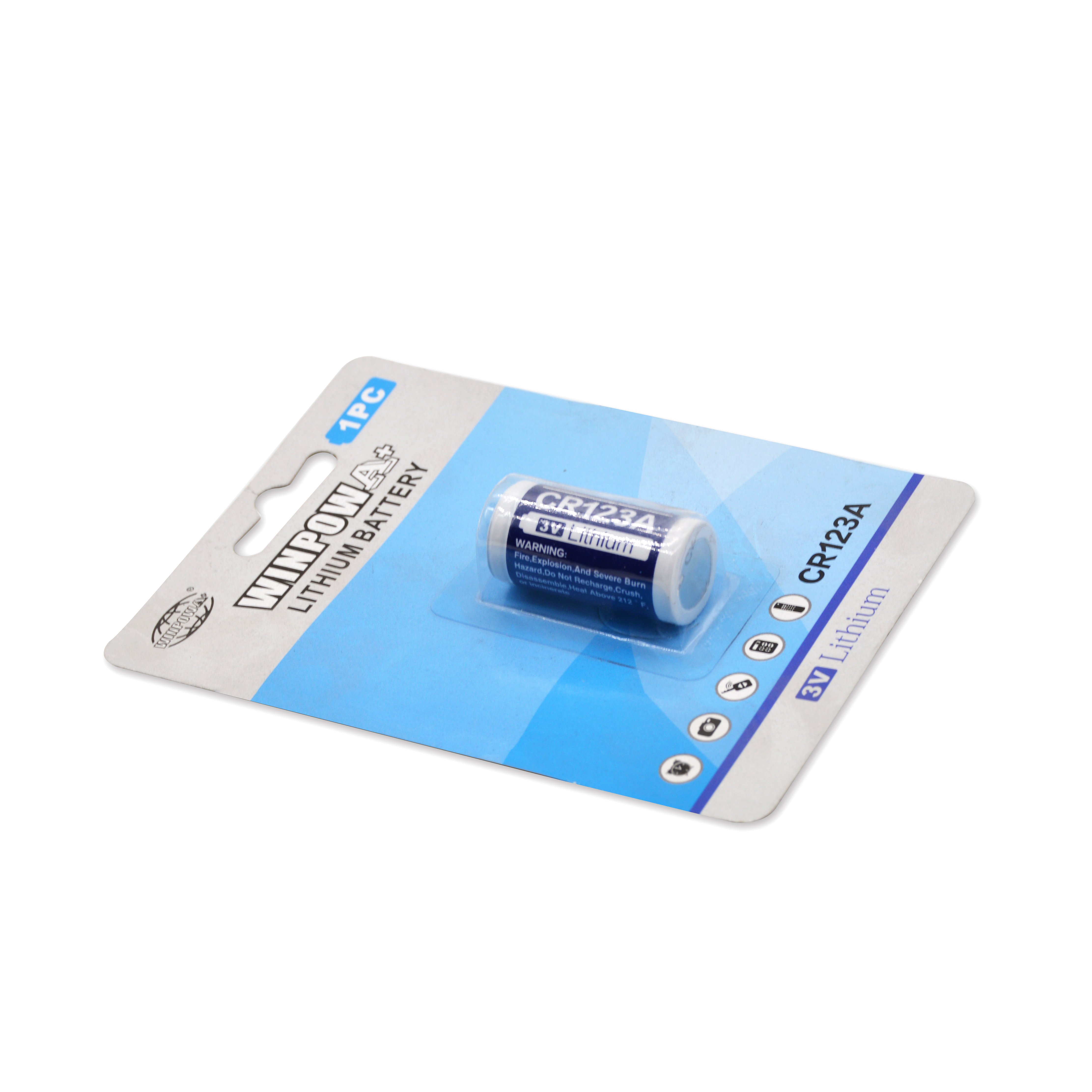 lithium ion batter water meter battery cr123a 1700mah battery
