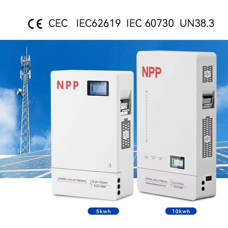 24 Volt 51.2v 100Ah Lithium Ion Lifepo4 Battery Home Energy Storage 48v