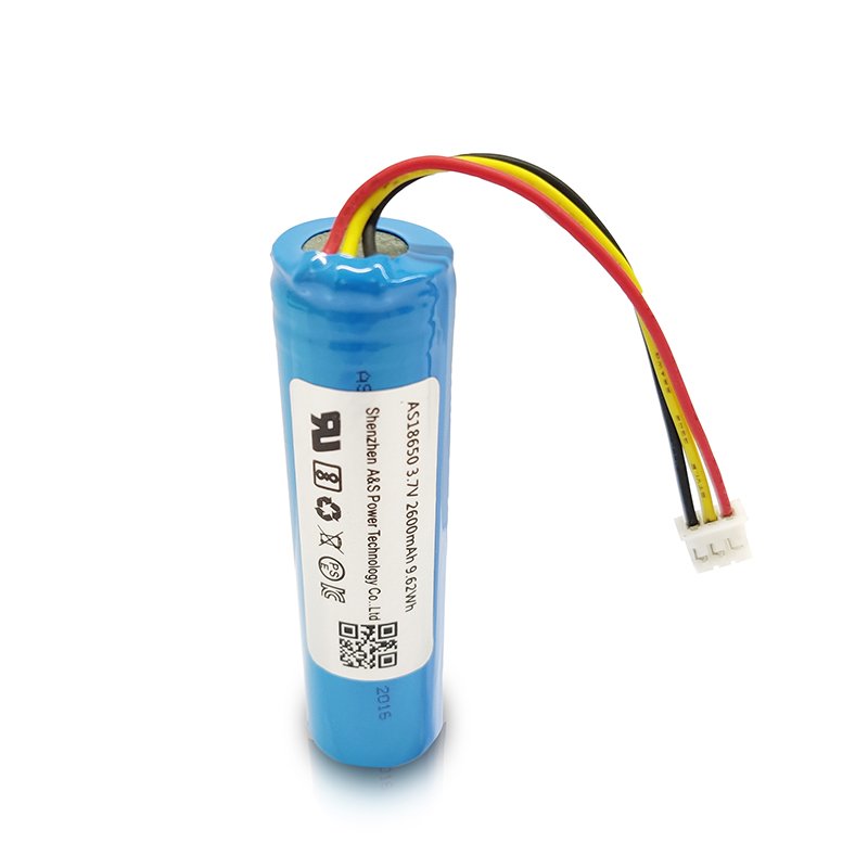 Lithium ion battery 3.7V 2600mah 2.6Ah cylindrical 18650 3.7 v li ion bateria for flashlight with UL2054/CB/KC