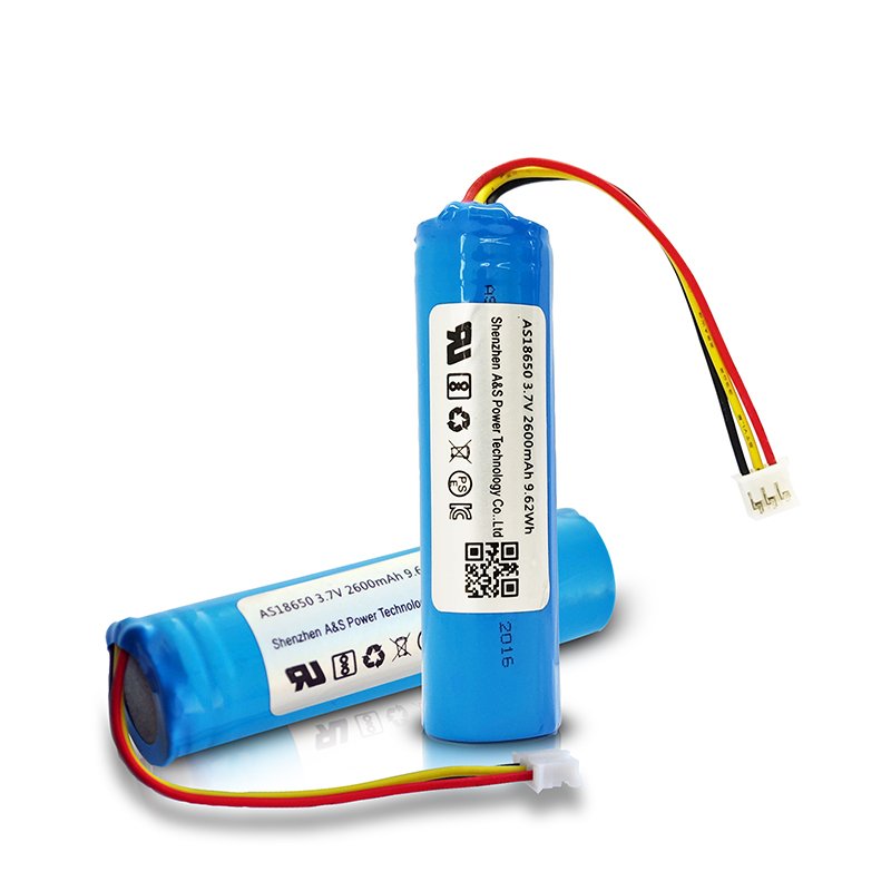 Lithium ion battery 3.7V 2600mah 2.6Ah cylindrical 18650 3.7 v li ion bateria for flashlight with UL2054/CB/KC