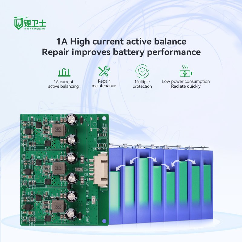 LWS Lithium Battery BMS Active Balance Protection Board 4s-16s PCM Smart 4s BMS Lifepo4