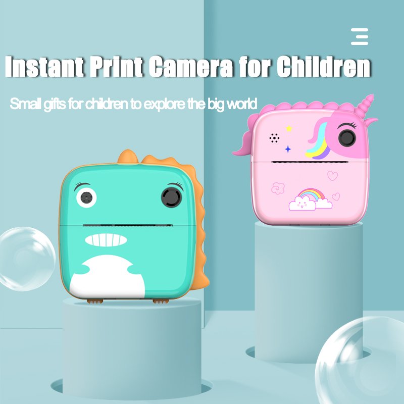 Video Cameras 1080p HD For Gifts Boys girls Birthday Children outdoor toys Paper Shoot Photo Instant Print Digital Kids Camera