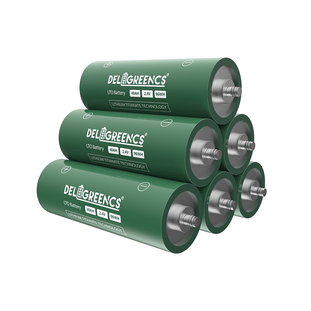 Factory direct sale Deligreen LTO 60165 2.4V lithium battery 40ah 20000 times deep cycle life high voltage battery pack